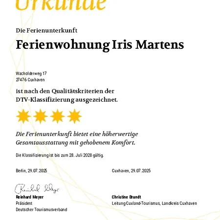 4 Sterne Ferien Martens